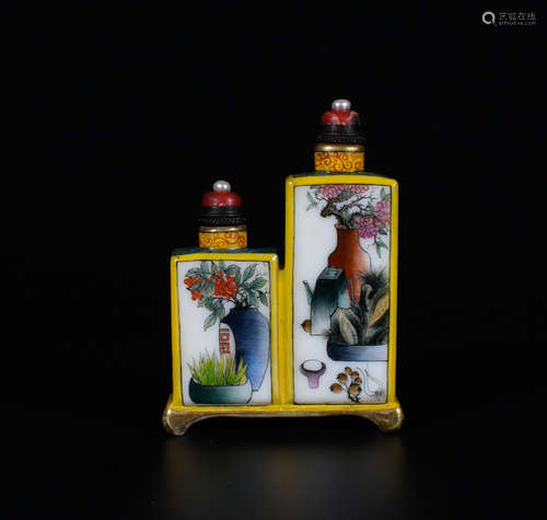 Pair Of Chinese Snuff Bottle