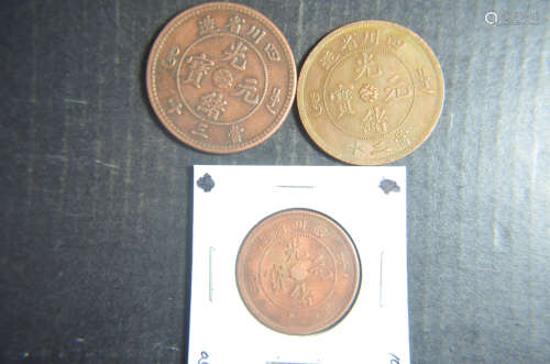 3 Of Chinese Coins.