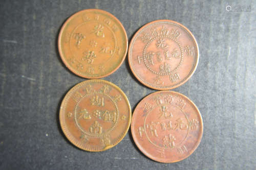 4 of Chinese coins