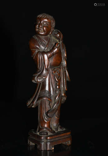 Chinese Boxwood Figure