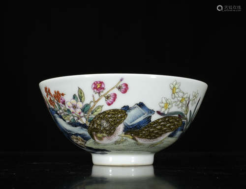 Chinese Enamel Porcelain Bowl