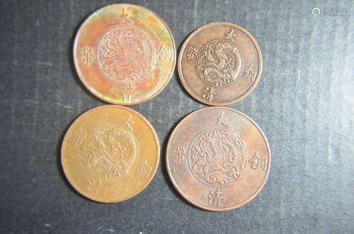 4 Of Chinese Coins.