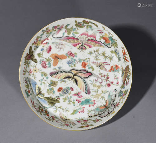 Chinese Famille Rose Porcelain Plate