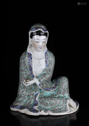 Chinese Famille Rose Guanyin