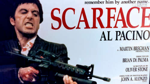 Al Pacino Scarface Poster.