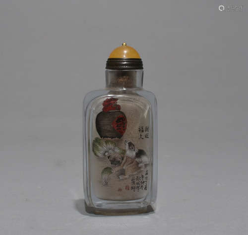 Chinese Glass Snuff Bottle