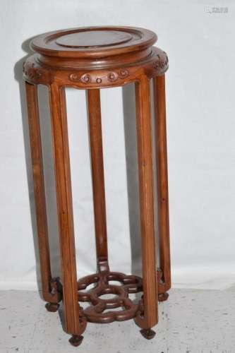 Chinese Hardwood Carved Stand