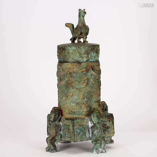 CHINESE ARCHAIC BRONZE VESSEL