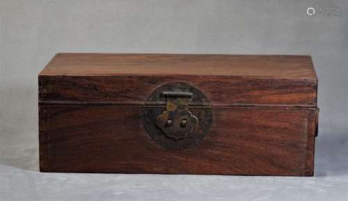 A Yellow Rosewood of Box - Ming Dynasty