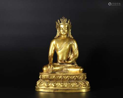 A Buddha Statue -Qing Dynasty