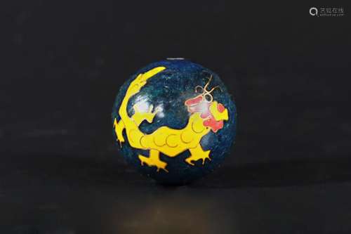 A Cloisonne Ball -Within 100 Years