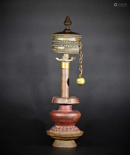 A Prayer Wheel - Qing Dynasty