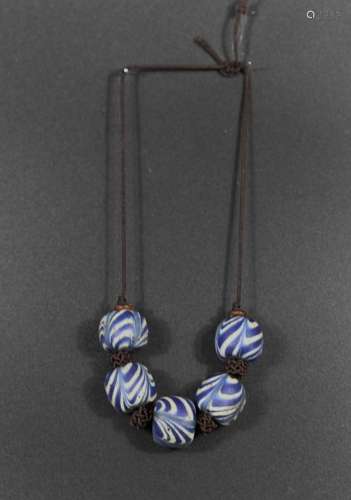 A Color Glazed Hand Bead - Song Dynasty