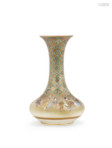 By Kinkozan, Meiji era (1868-1912), late 19th/early 20th century A Satsuma vase