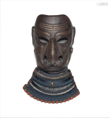 Edo period (1615-1868) or Meiji era (1868-1912), late 19th century An iron tengu somen (mask)