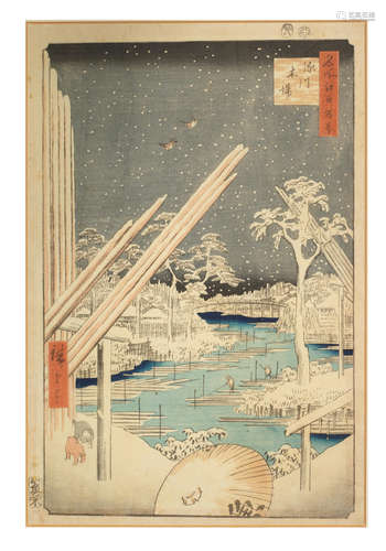 Edo period (1615-1868), circa 1856 Utagawa Hiroshige (1797-1858)