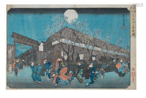 Edo period (1615-1868), circa 1832-47 Utagawa Hiroshige (1797-1858)