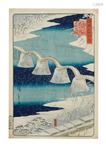 Edo period (1615-1868), circa 1859 Utagawa Hiroshige II (1826-1869)