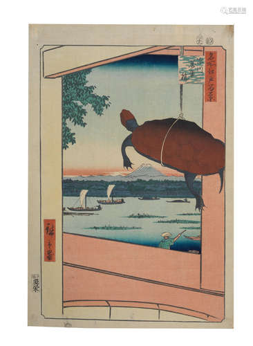 Edo period (1615-1868), circa 1857 Utagawa Hiroshige (1797-1858)