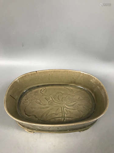 A YAO ZHOU KILN  LOTUS DESGIN NARCISSUS BASIN