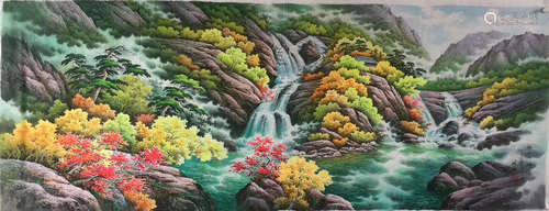 A PAINTING MADE BY NORTH KOREAN ARTIST