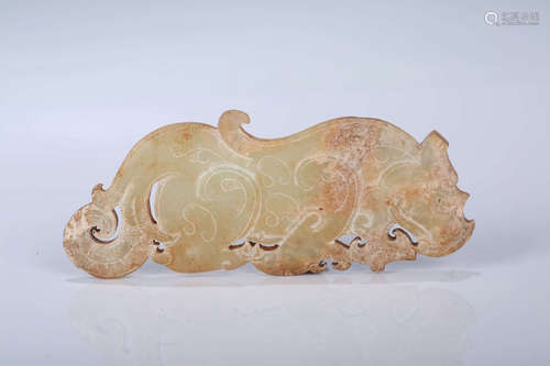 Chinese carved jade beast.