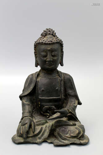 Chinese bronze figure, Ming Dynasty.