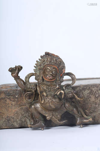 Chinese bronze figure.