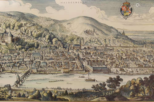 Haidelberga, lithograph,