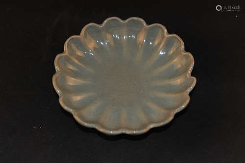 Chinese celadon porcelain brush washer.