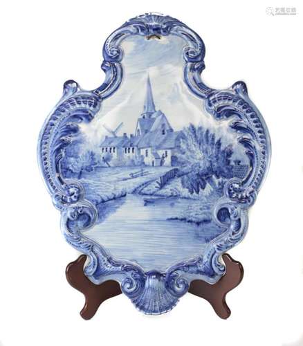 Delft Faience Earthenware Plaque