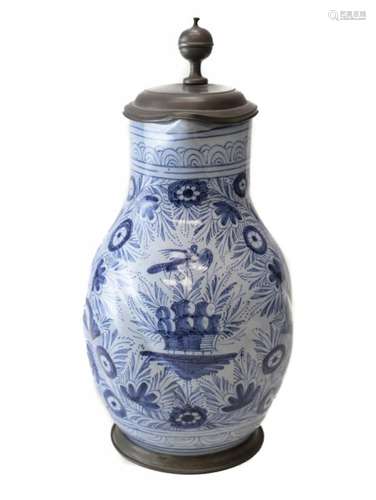 Continental Faience Jug