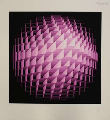 Yvaral, Jean Pierre 1932-2002 Sphere Serigraph