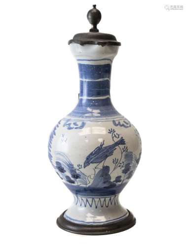 Continental Faience Ewer Jug