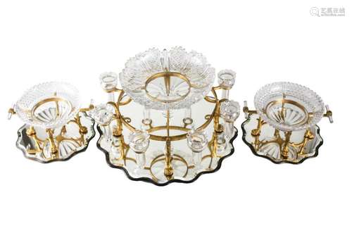 F & C Osler Ormolu Mounted Table Garniture