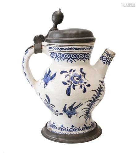 Dutch Faience Spouted Jug