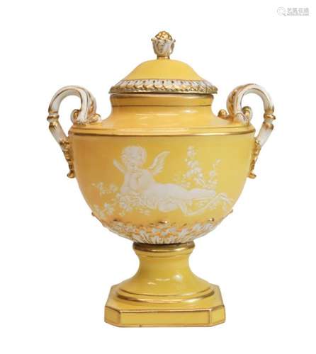 Meissen Pate-Sur-Pate Lidded Urn