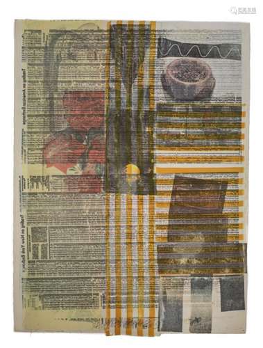 Rauschenberg, Robert American 1925-2008 Mixed Media #96