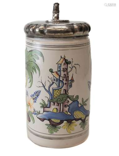 German Faience Tankard