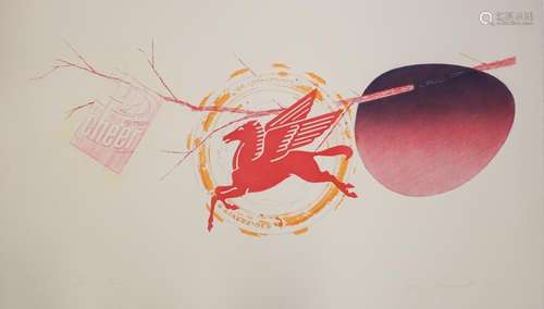 James Rosenquist Etching, Spring Cheer, 1st State