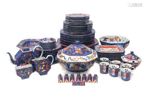 Hermes Porcelain Dinner Service Marqueterie