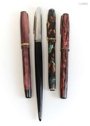 Group of Fountain Pens