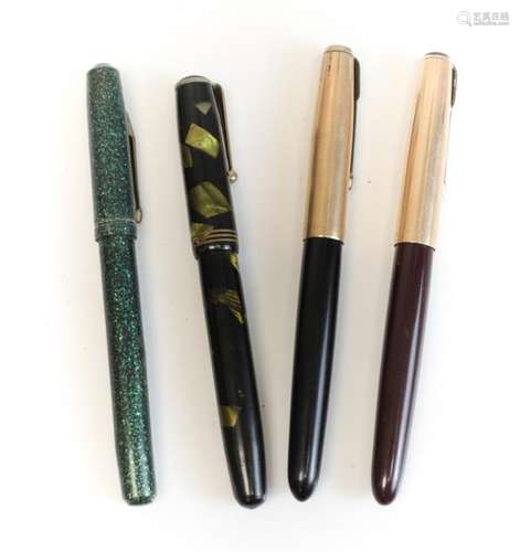 Group of Fountain Pens