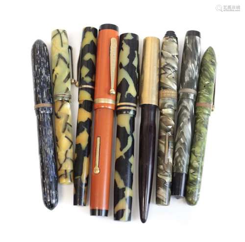 Group of Fountain Pens