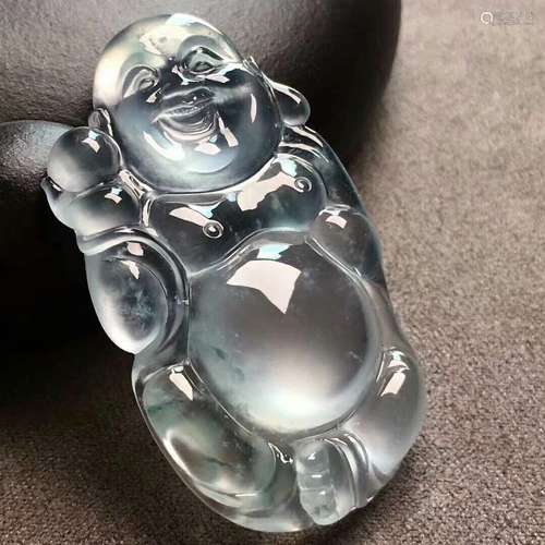 A Glass Type of Jade Buddha