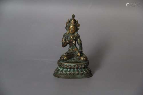 19 C., A Bronze Buddha of Vajra