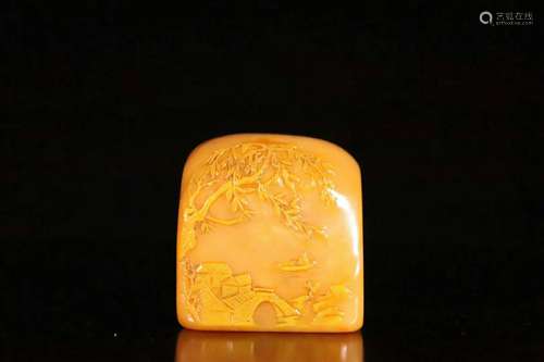 A Carved Tianhuang Stone Seal