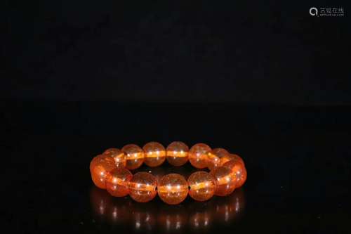 An Amber Bracelet