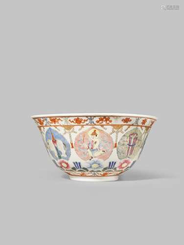 A CHINESE FAMILLE ROSE 'BARAGON TUMED' BOWL