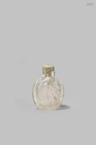 A CHINESE GLASS SNUFF BOTTLE